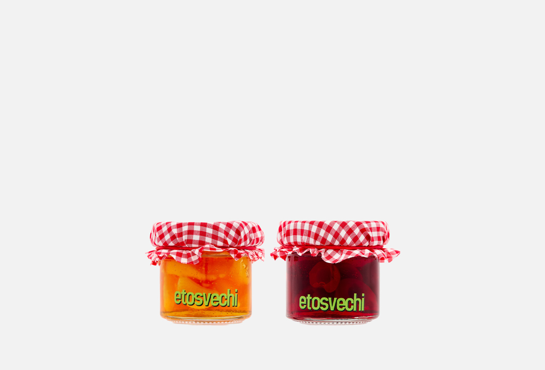 Мандариновое и вишневое варенье 2 шт