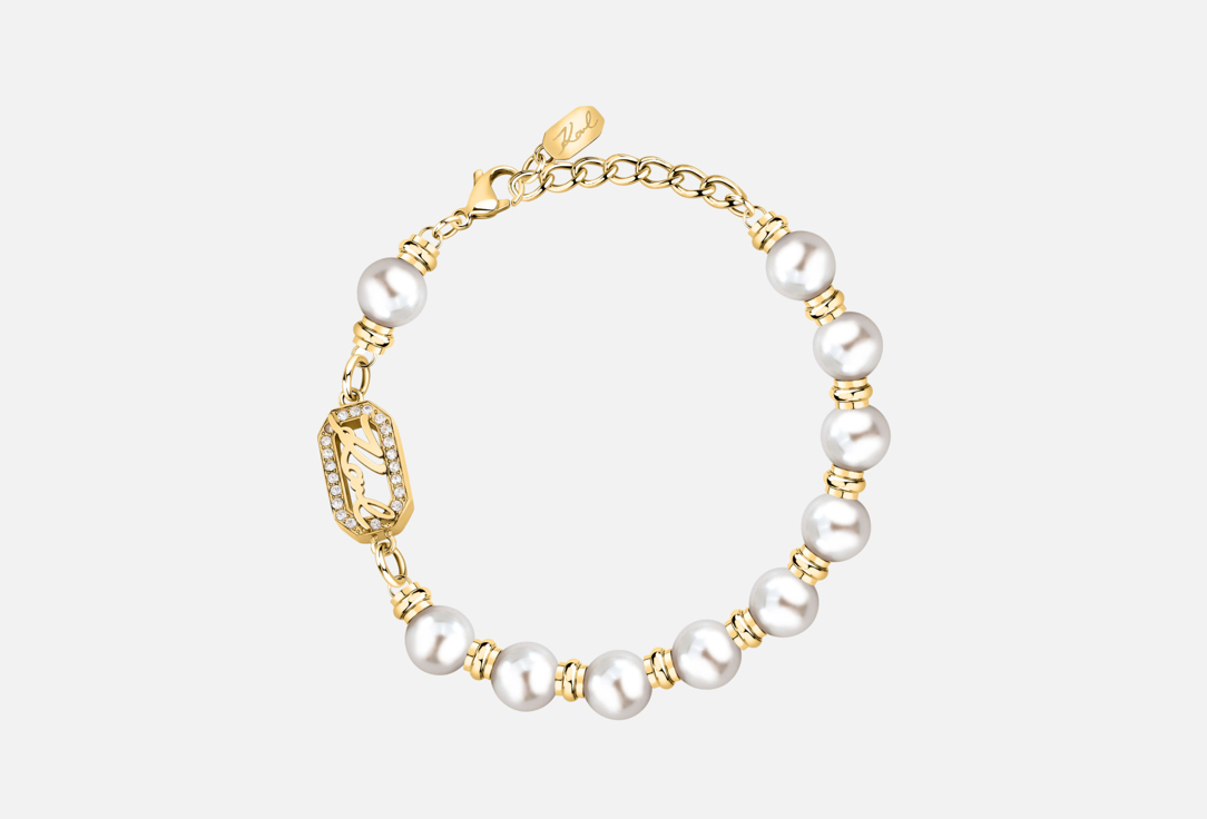Crystal & white shell pearl 1 шт
