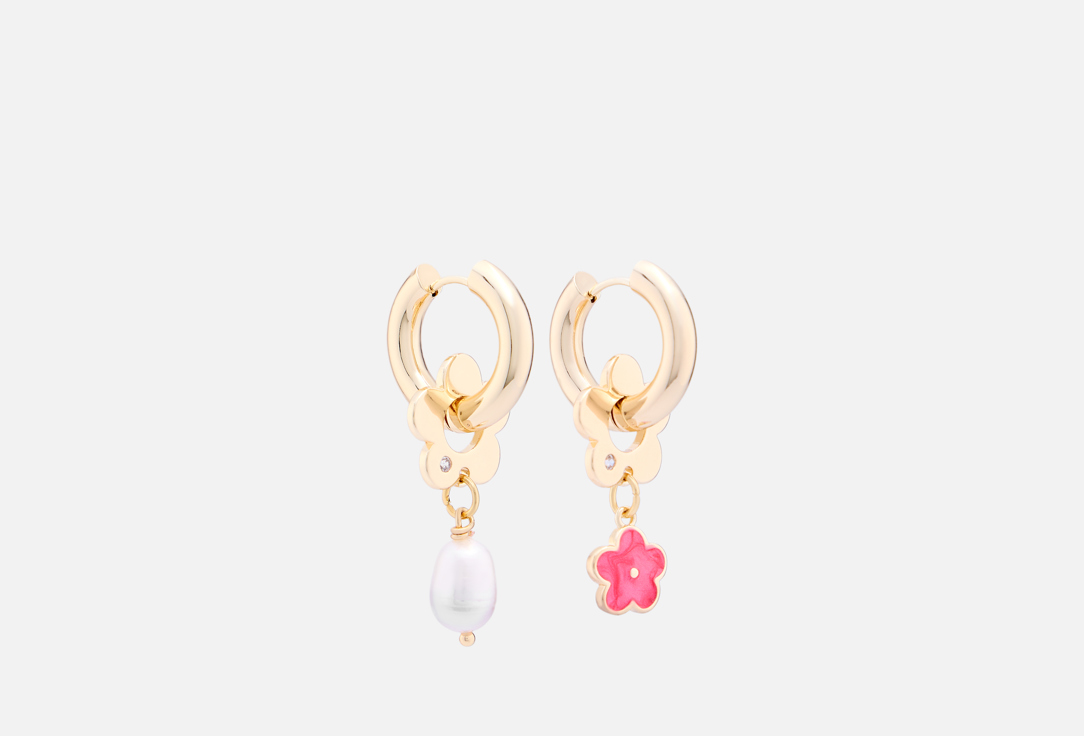 Pearl & Pink flower 2 шт