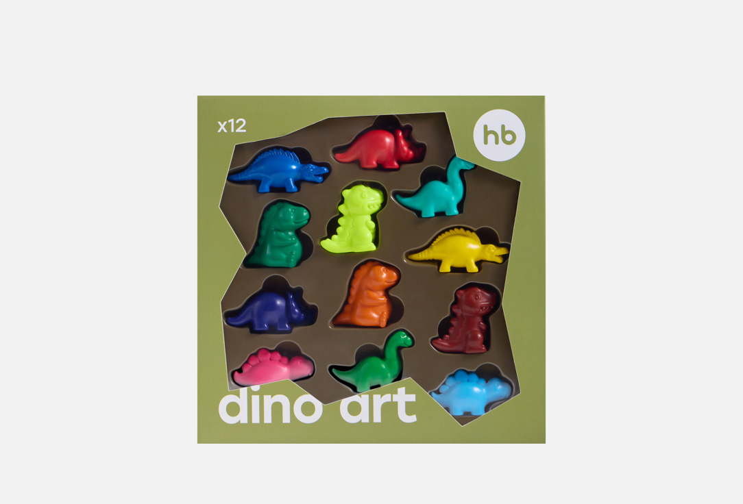 Happy dino art 12 шт