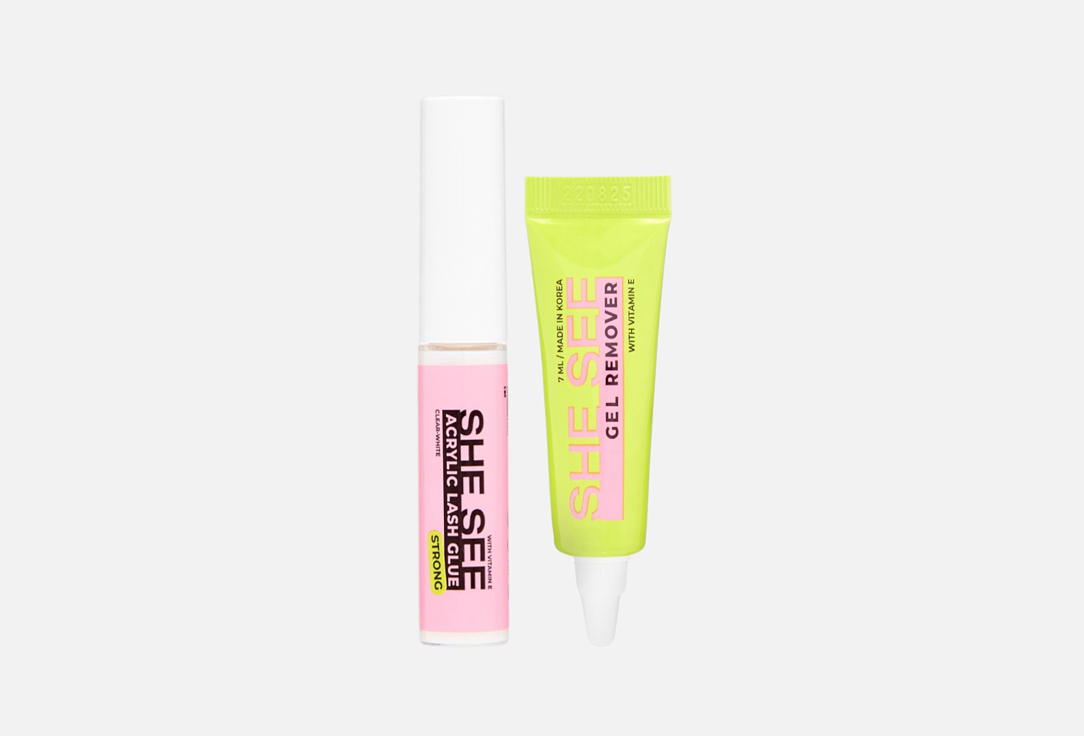Gel remover & lush glue 2 шт