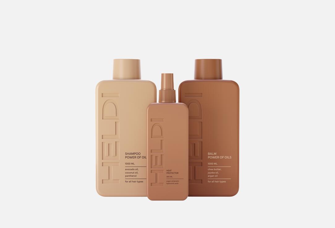 Power of oils + heat protector 3 шт