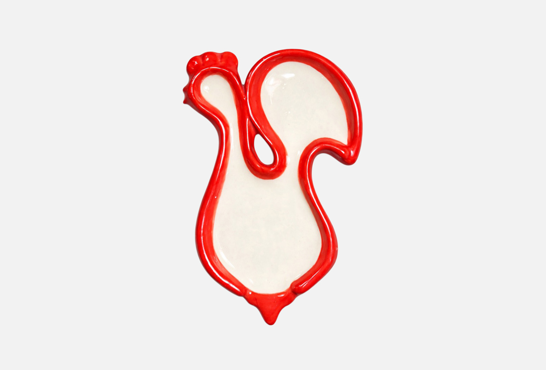 Петушок с красной каймой, 18х11,5х1,3 см 1 шт