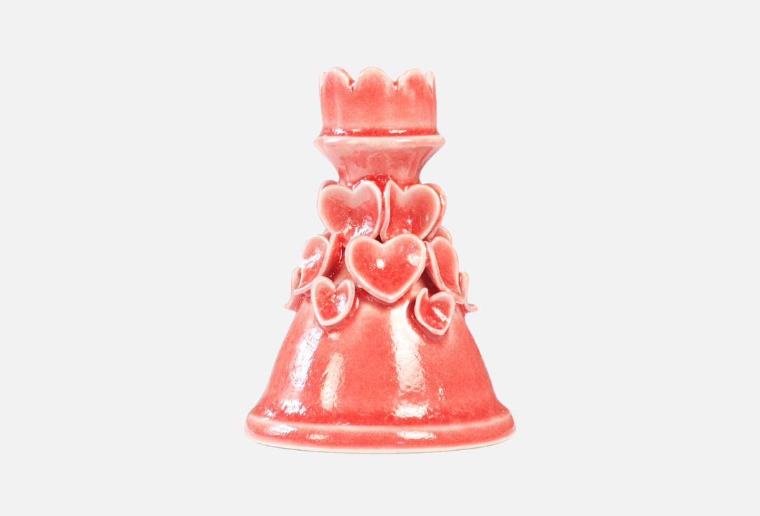 Коралловое сердце, mini, 7х7х9,5 см 1 шт