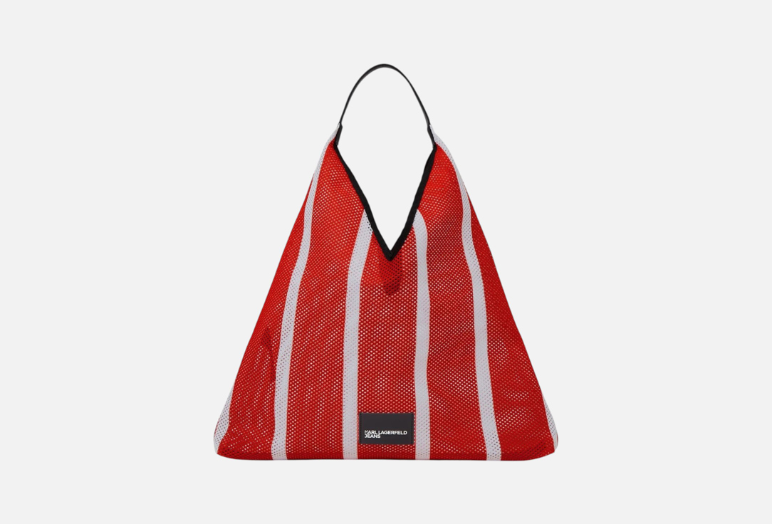 STRIPES MESH SUMMER TOTE