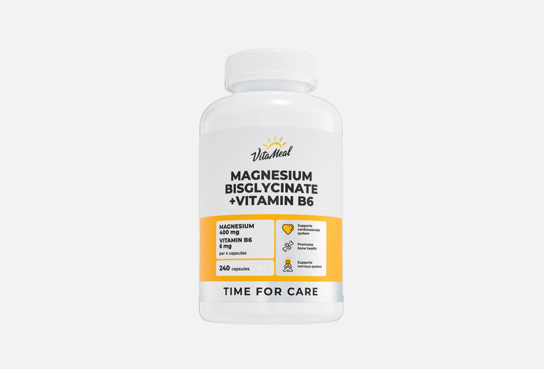 Magnesium bisglycinate+vitamin b6 в капсулах