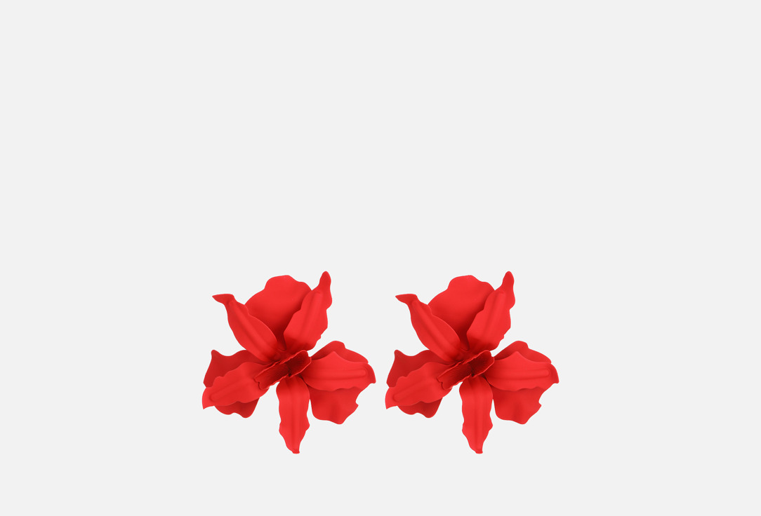 Red floral statement 2 шт