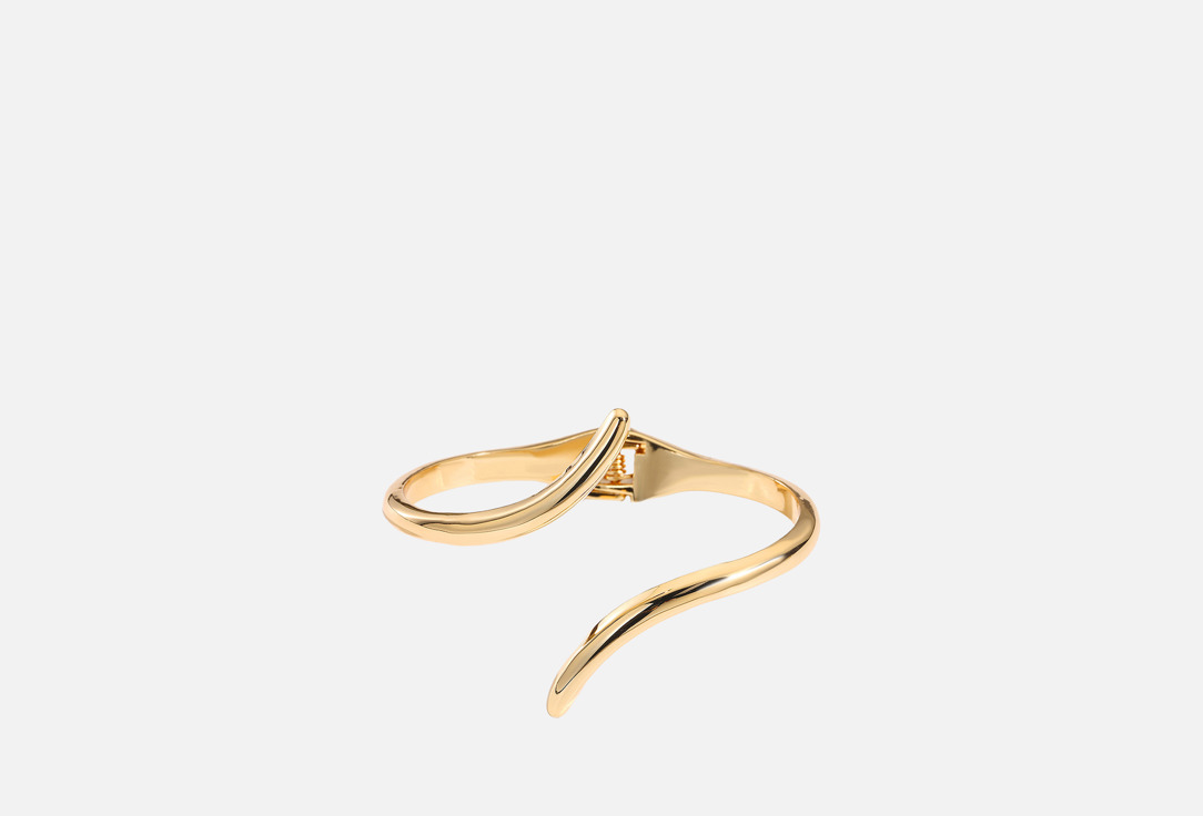 Golden fluid cuff bracelet 1 шт
