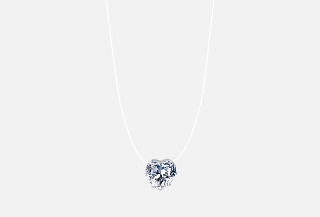 Invisible heart necklace 1 шт