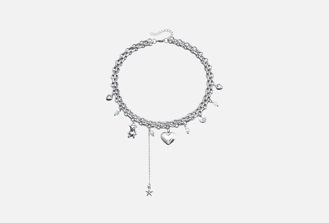 Charm heart chain 1 шт