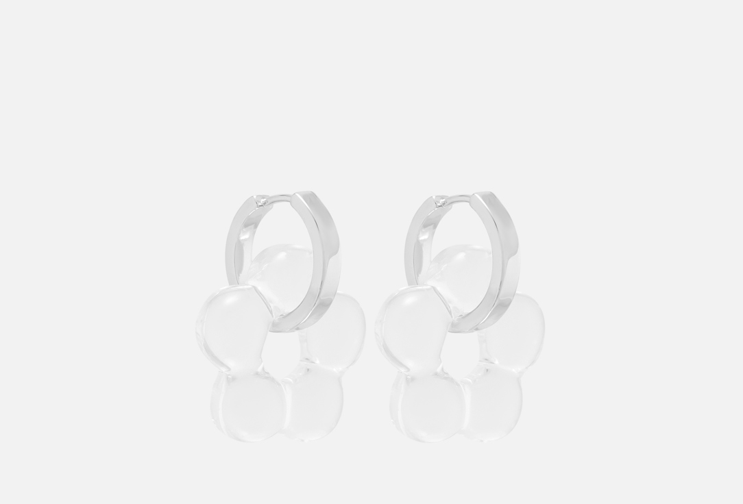 Crystal Bloom Silver 1 пар