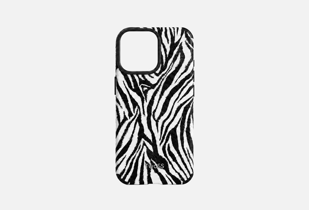 Iphone 15, с принтом зебры 1 шт