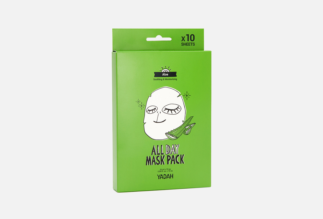ALL DAY MASK PACK-ALOE 10 шт